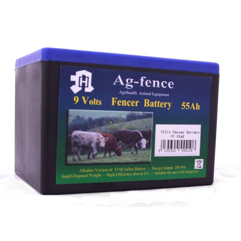 Fenceman Batteries - 9V - 55AH - Alkaline