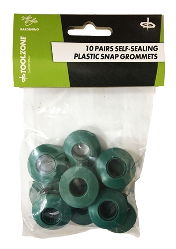 Unbranded 10 Pairs Blue Plastic Self Sealing Grommets -snap Eyelets For Groundsheet - - pairs self sealing grommets plastic snap 10 tarpaulin eyelet repair