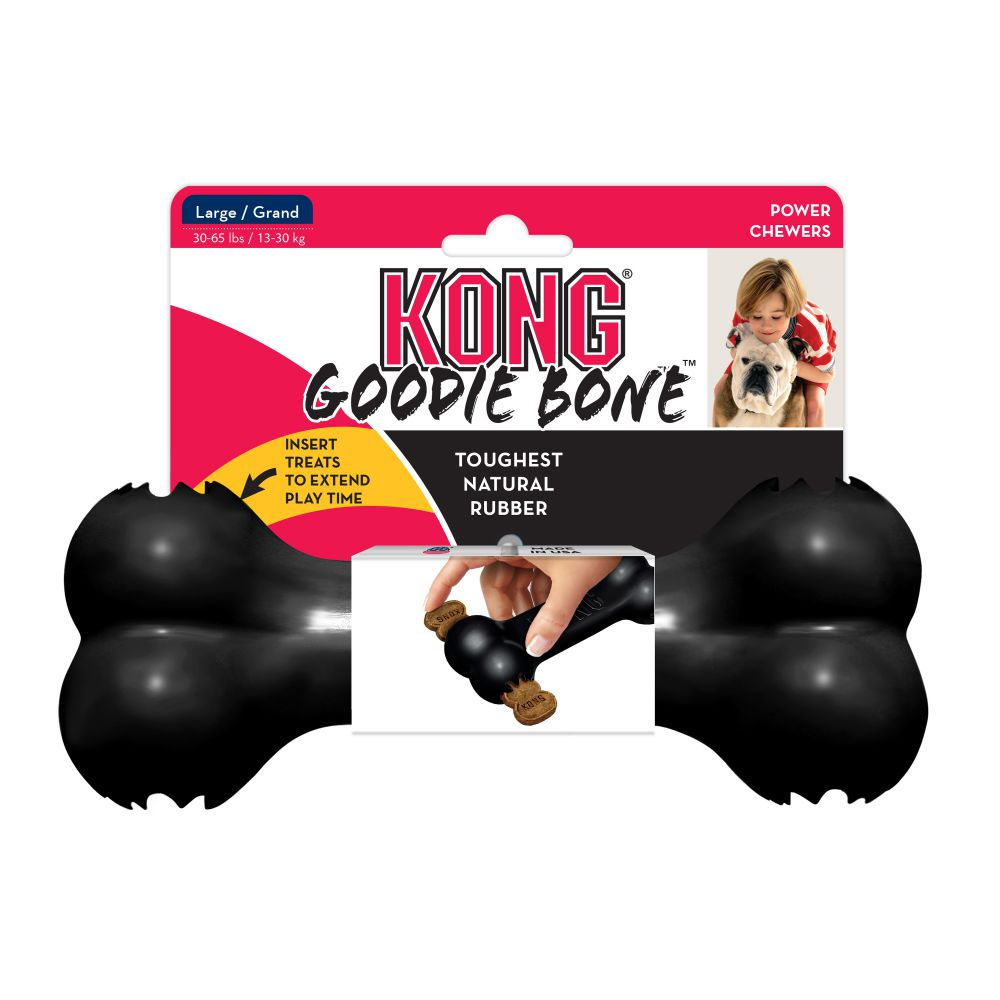 KONG Black Extreme Goodie Bone: Large