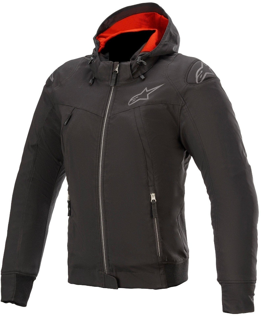 4028 Alpinestars Stella Sektor V2 Damen Motorrad Hoodie, schwarz, Größe 2XL, schwarz, Größe 2XL