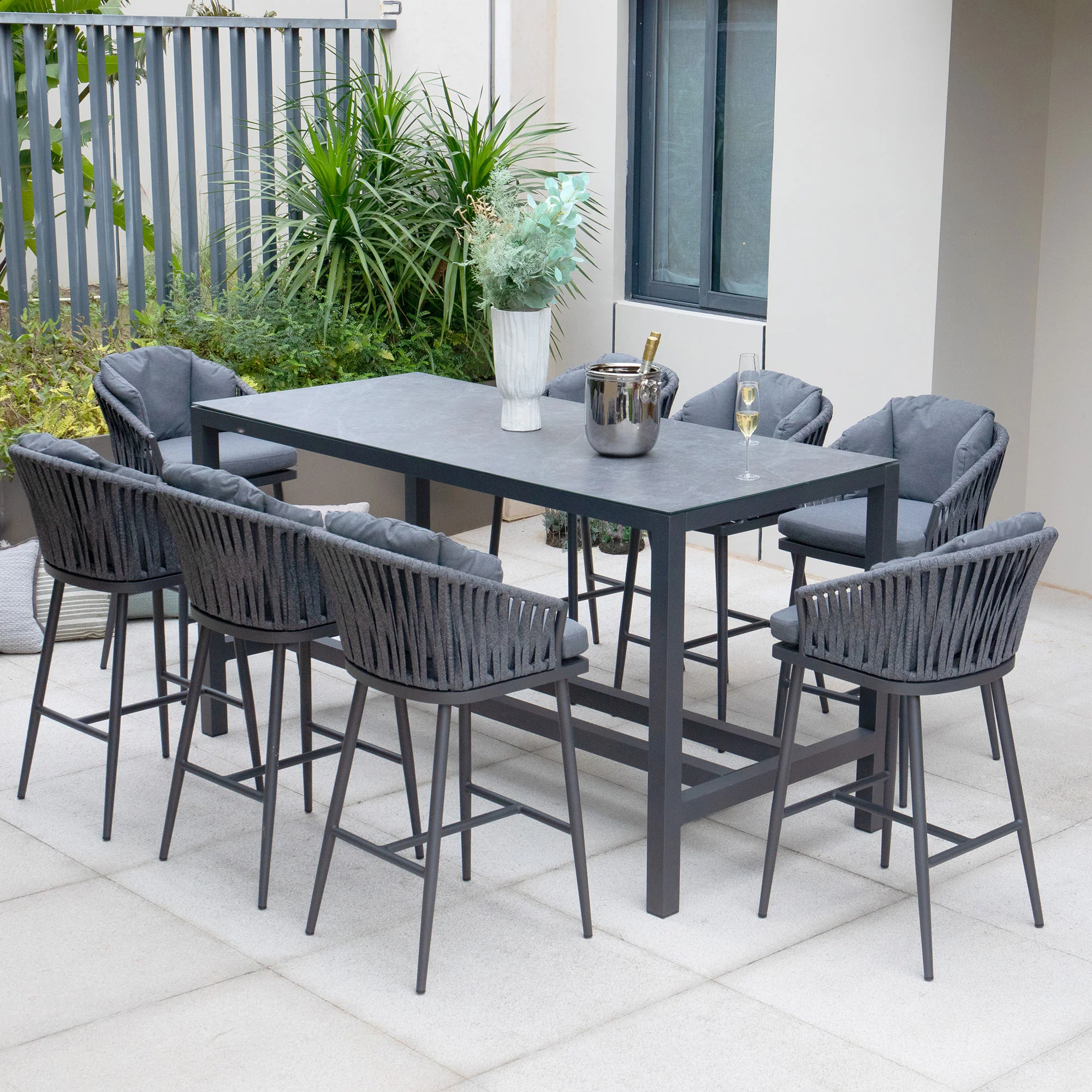 Harbour Lifestyle Monterrey 8 Seat Bar Set