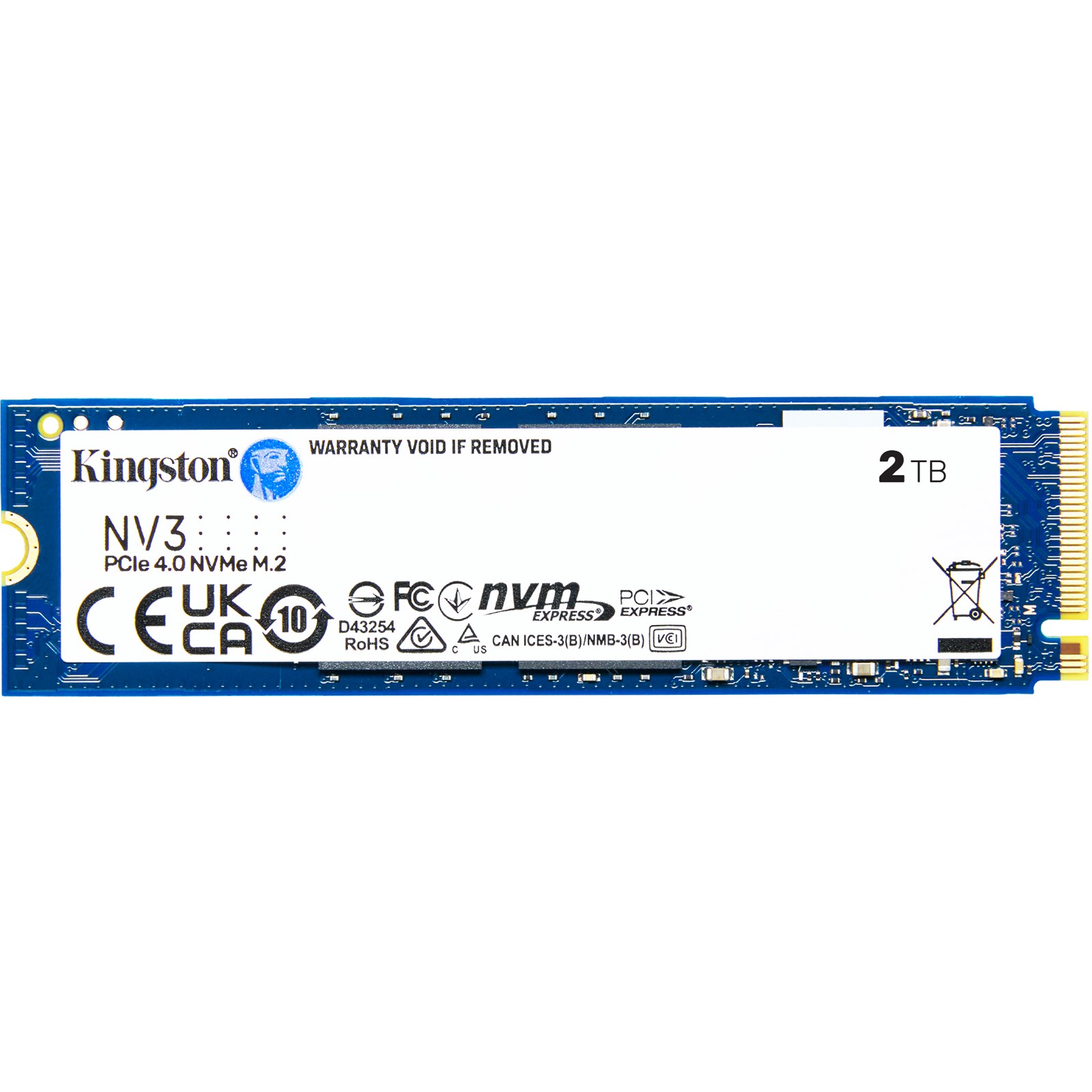 Kingston 2tb Nv3 M.2 2280 Pci Express 4.0 X4 Nvme Solid State Drive