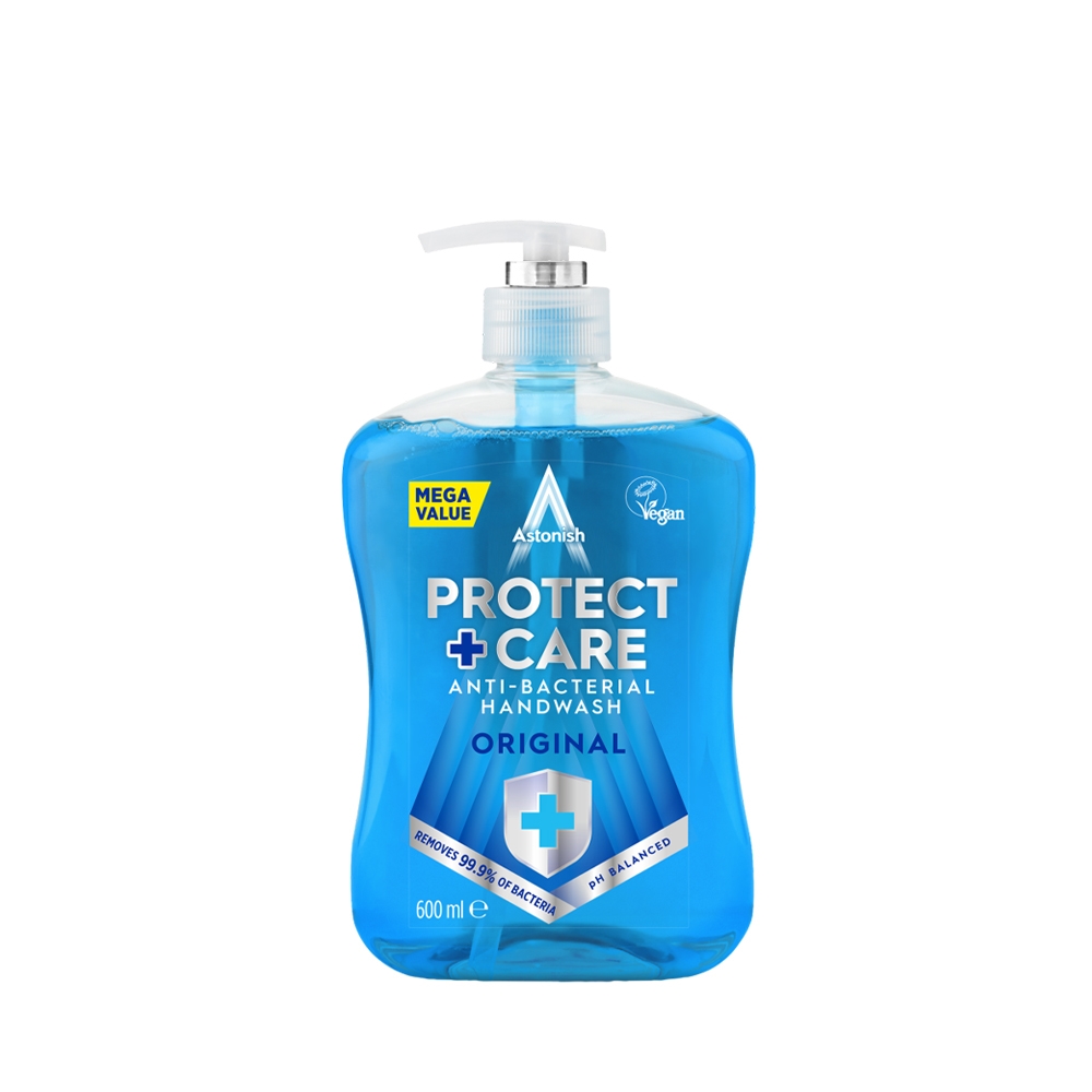 Astonish Protect & Care Original Hand Wash 650ml Blue (1 x 12)