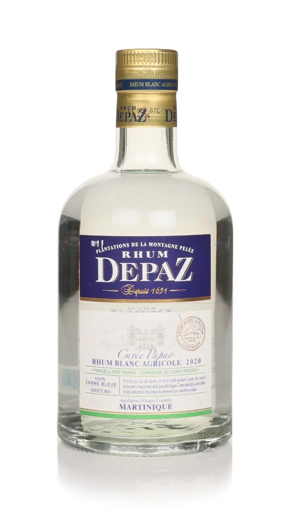 Distillerie Depaz Rhum Cuvee Papao - Rhum Blanc Agricole 2020 Rhum Agricole Rum
