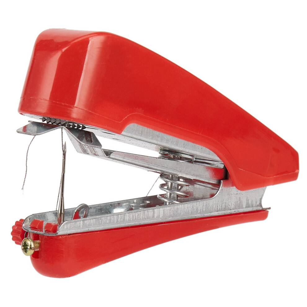 Tlily Portable Sewing Outdoor Small Portable Mini Hand- Manual Sewing Machine Travel Pocket Sewing Machine (random colors)