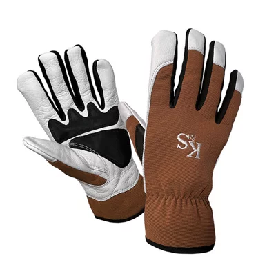 Kent & Stowe Surefit Spandex Copper, White & Black Gardening Gloves Medium, Pair
