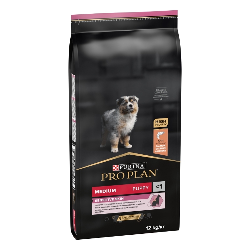Proplan PRO PLAN OPTIDERMA Salmon Sensitive Skin Medium Puppy Food 12kg x 2