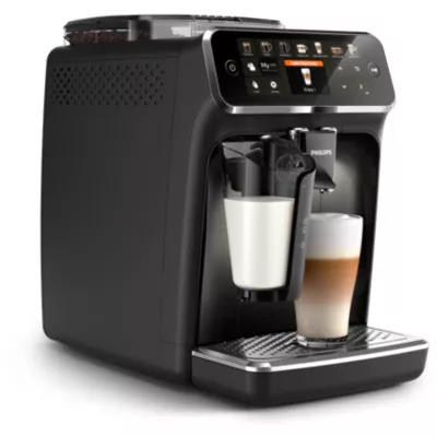 Philips Série 5400 Noir brillant - Machine expresso broyeur,12 boissons, carafe LatteGo - EP5441/50