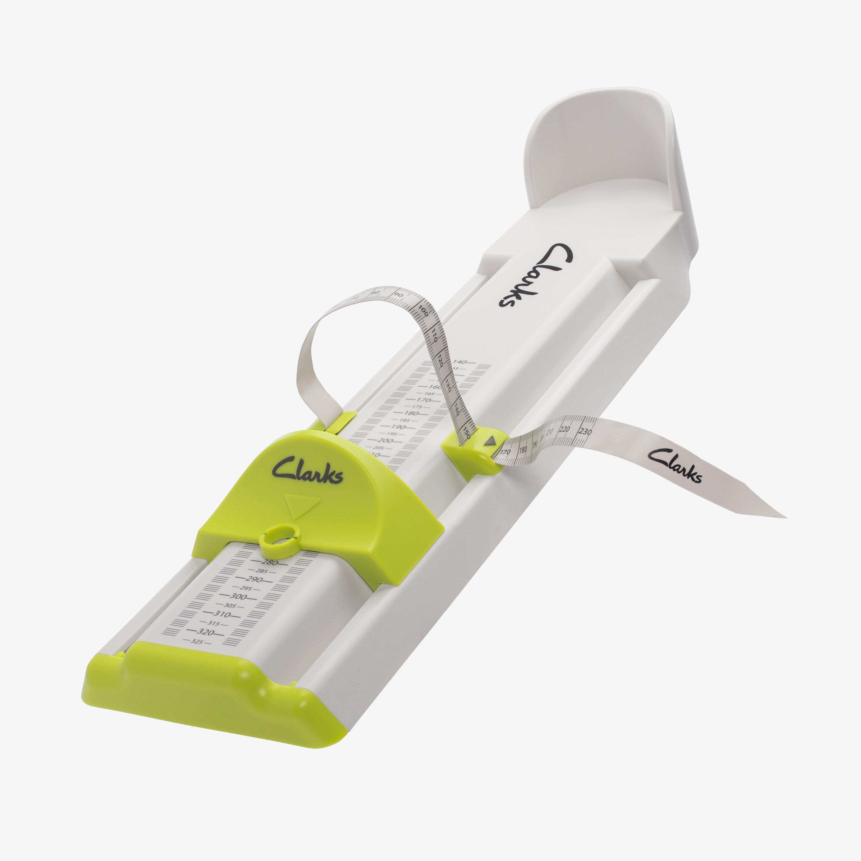 Clarks Junior Foot Gauge - White/Green, White/Green|