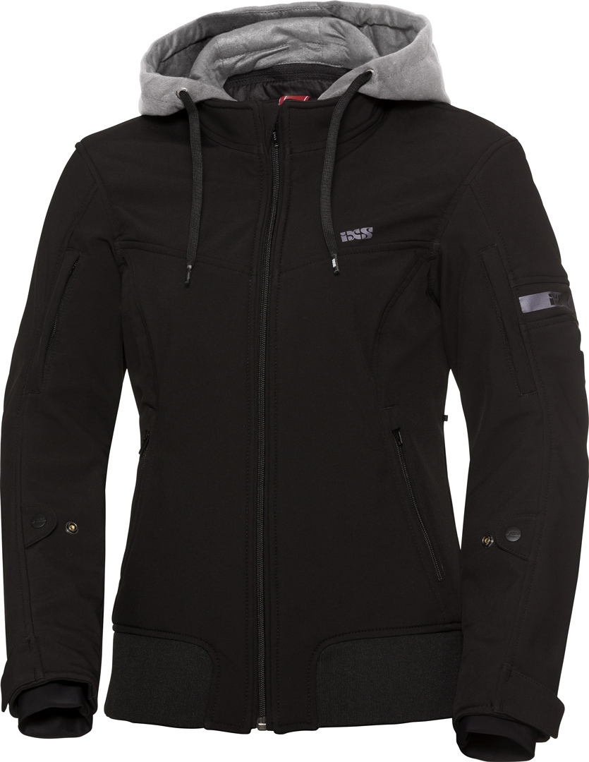 IXS Classic SO Moto Ladies Motorcycle Textile Jacket, black, Size 2XL for Women, black, Size 2XL for Women