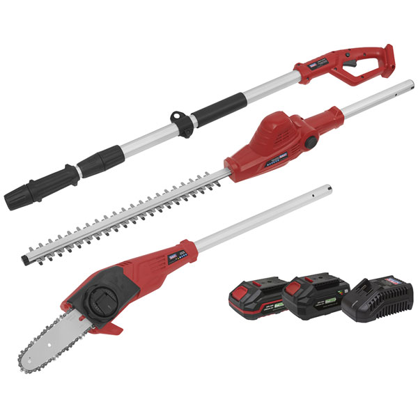  Cp20vtpcombo 20v Cordless Hedge Trimmer Tree Pruner 1 X 2ah & 1 X 4ah Li-ion Charger