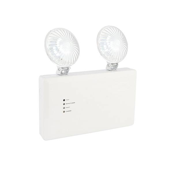 SAXBY LIGHTING Sight Twin Spot 2 x 3W Non-Maintained Emergency Light