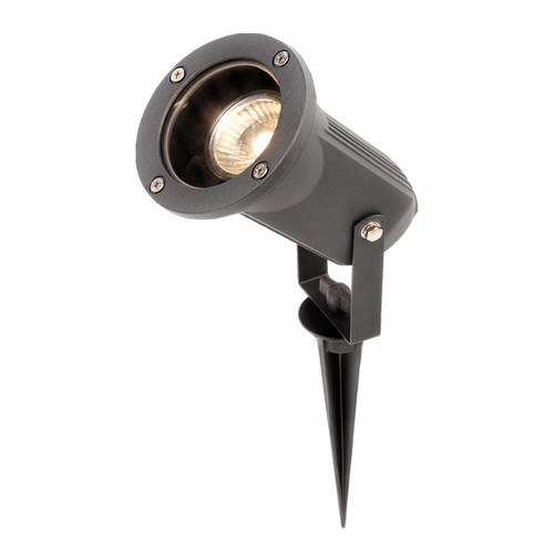 Knightsbridge GU10 50W IP54 Adjustable Spike & Wall Garden Light