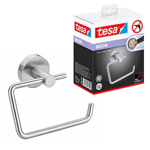Tesa 40301-00000-00 MOON toilet roll holder Adhesive metal no drilling