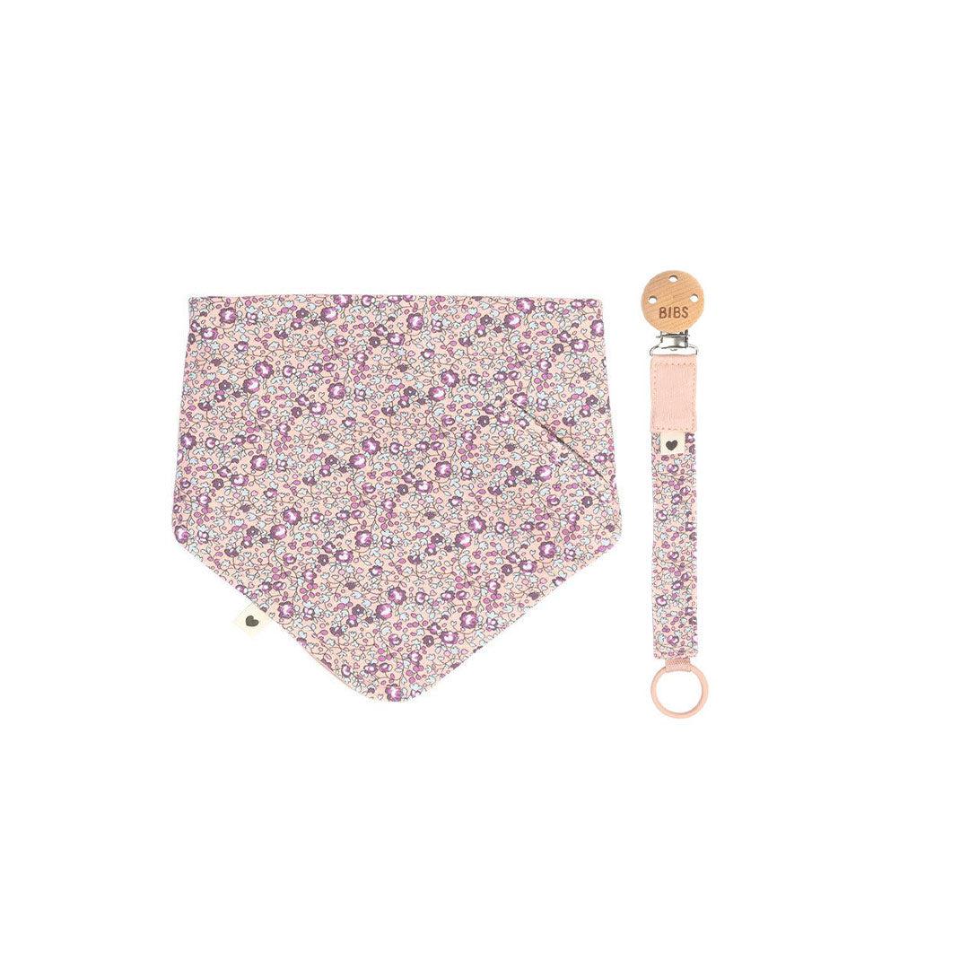 BIBS World Bibs X Liberty Bib + Clip Set - Eloise - Blush | Eloise/blush / One Size