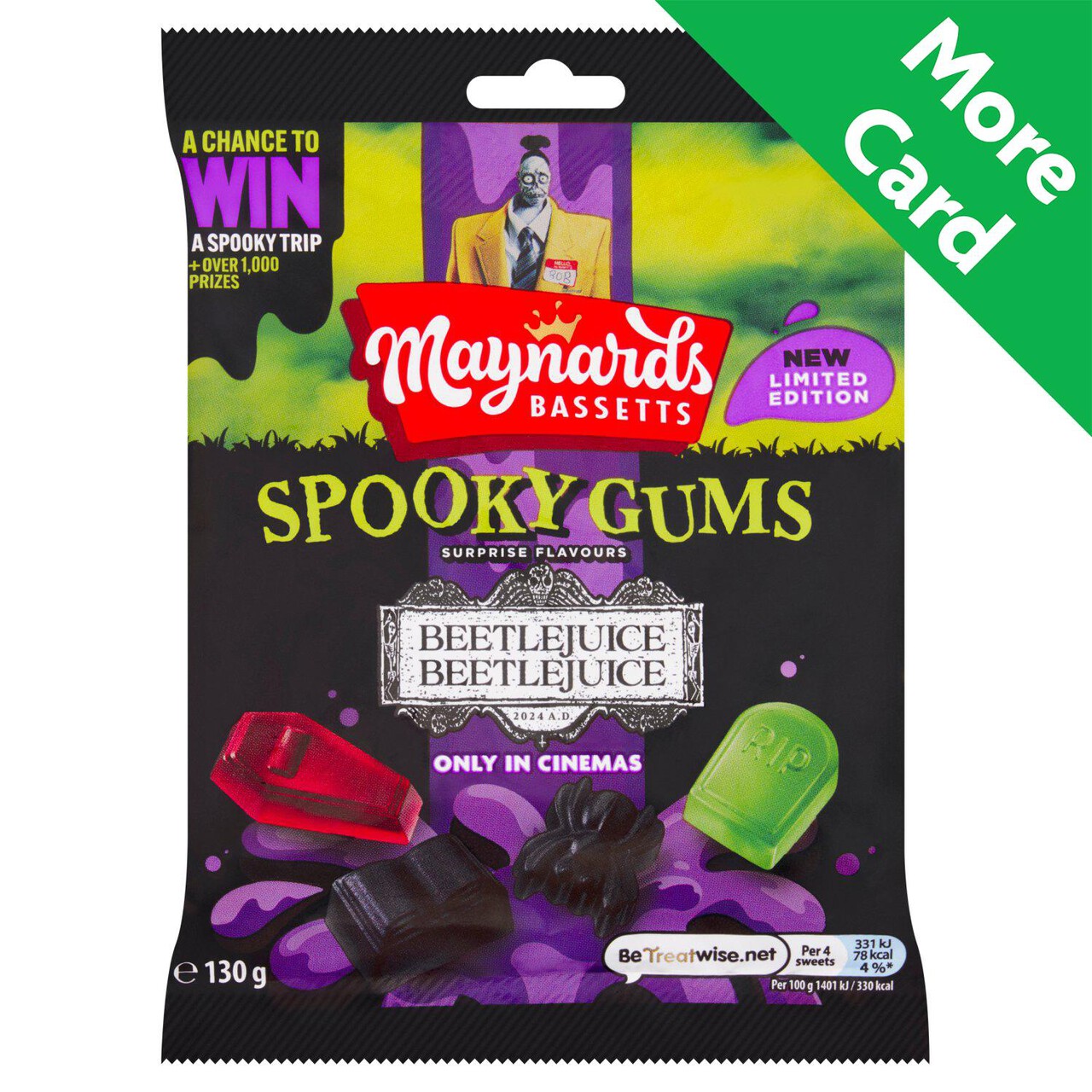 Maynards Bassetts Beetle Juice Wine Gums Sweets