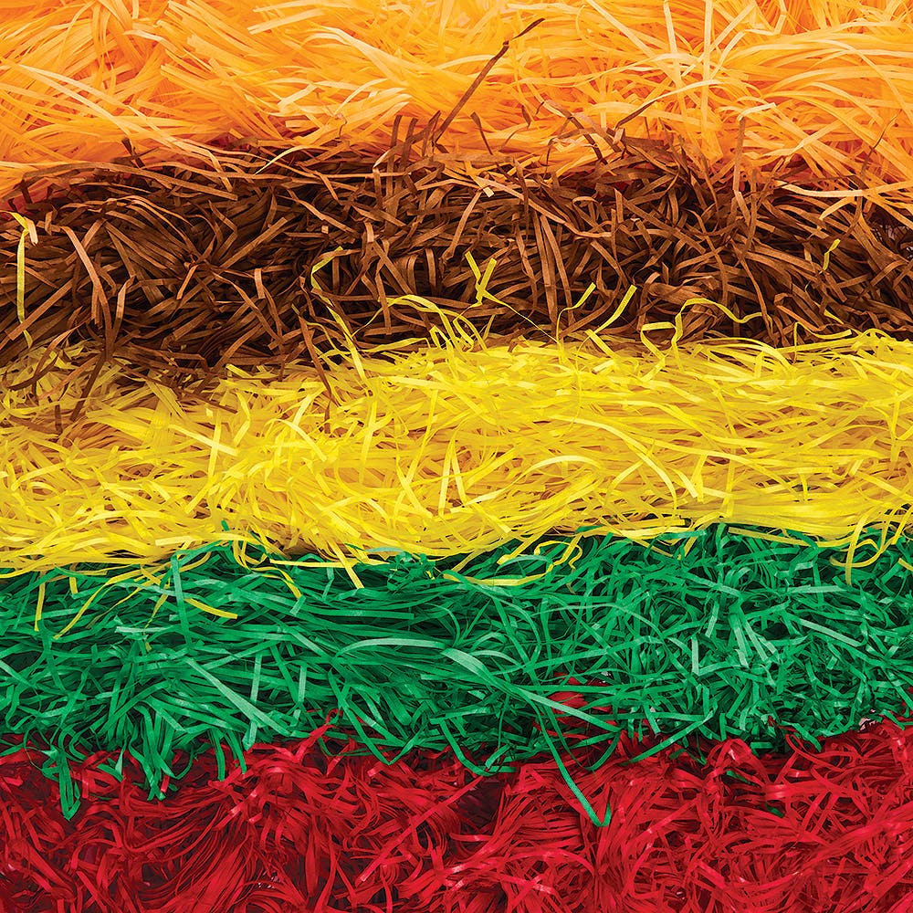 Baker Ross Autumn Shredded Tissue Paper (Per pack)