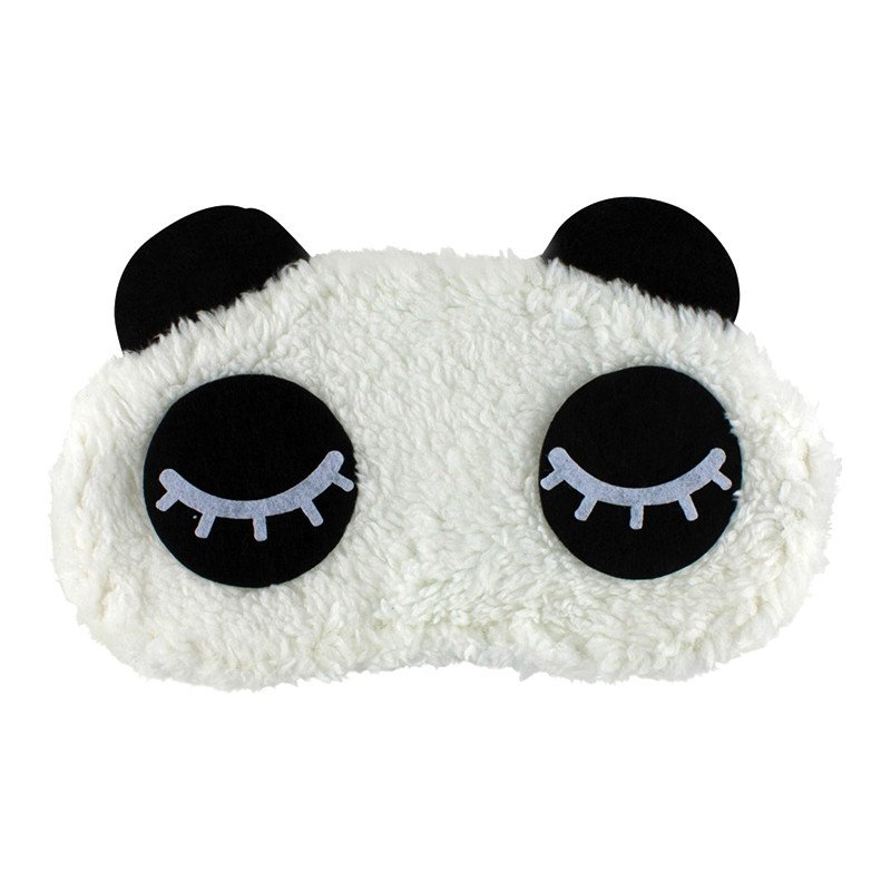Eyes Closed Panda, Soffice maschera per dormire per viaggi e relax