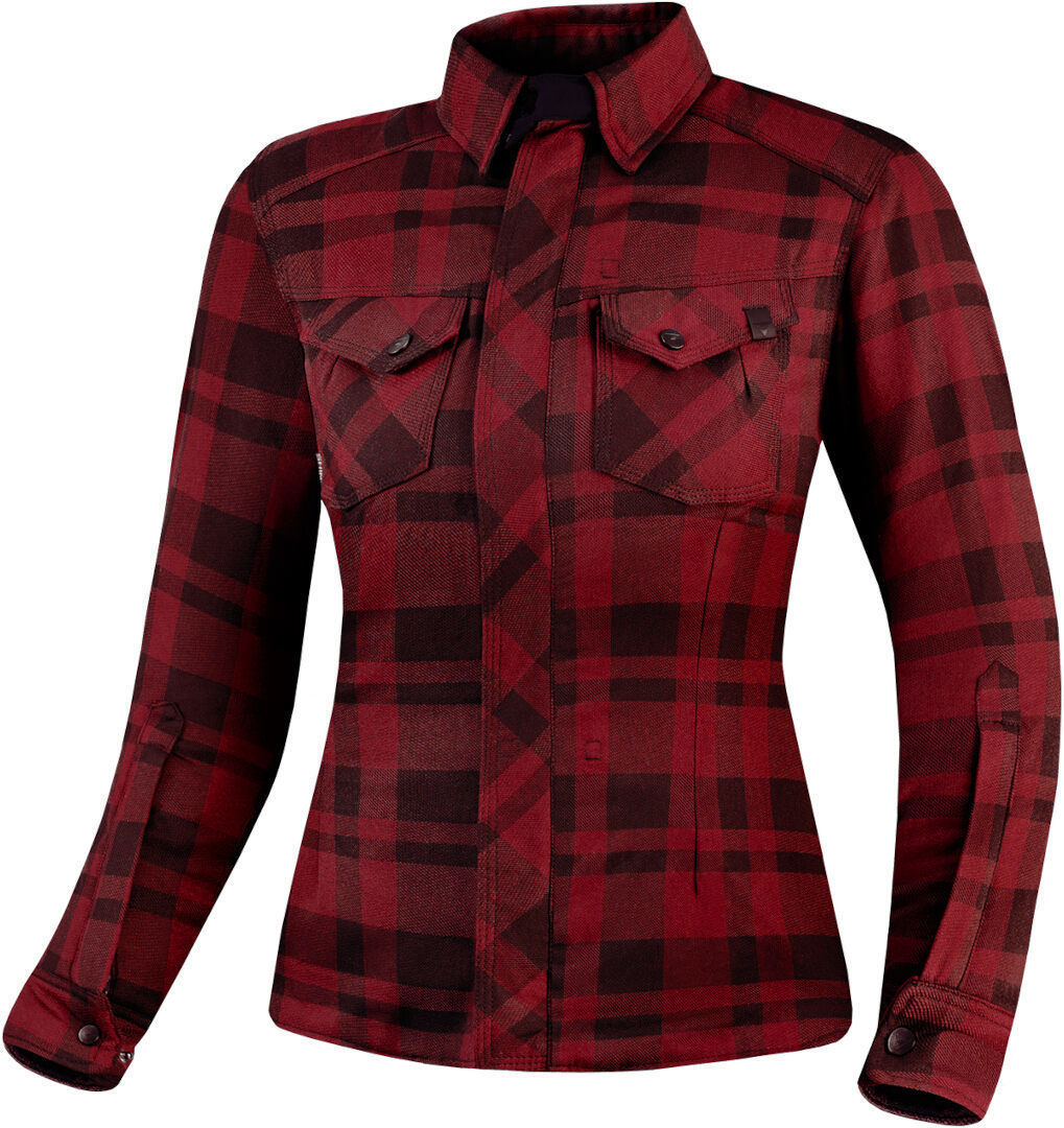 Shima Renegade 2.0 Ladies Motorcycle Shirt, red, Size M for Women, red, Size M for Women
