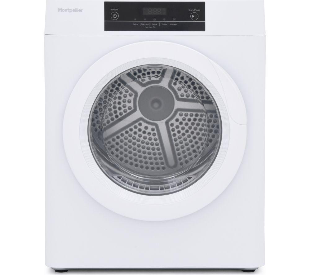 Montpellier MTD30P 3 kg Vented Tumble Dryer - White, White