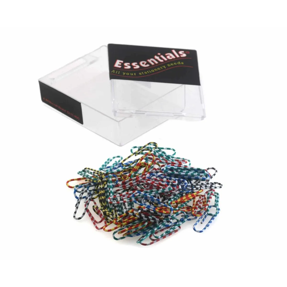 Ryman Striped Paperclips Pack of 800, Assorted