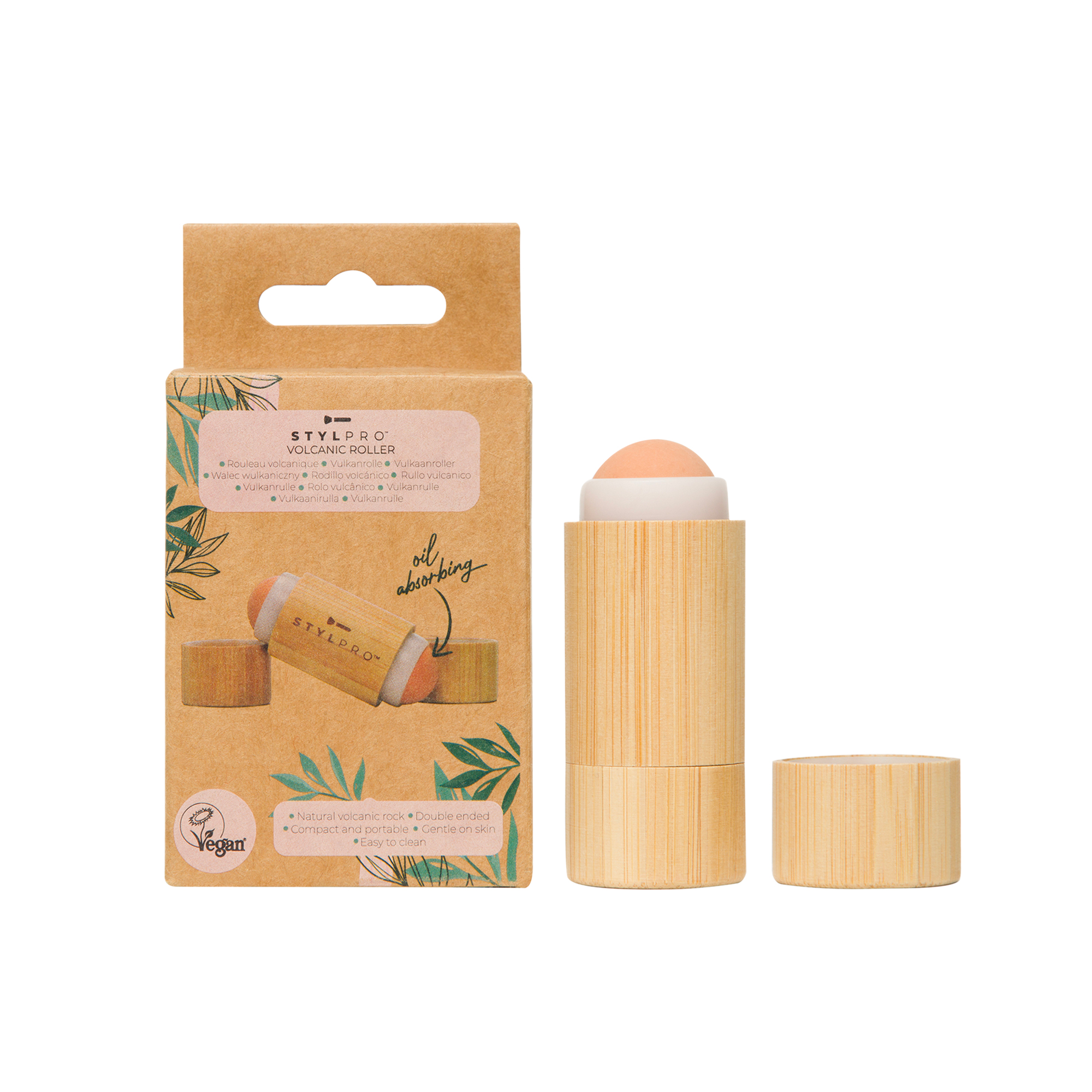 Stylideas Stylpro Bamboo Volcanic Oil Absorbing Roller