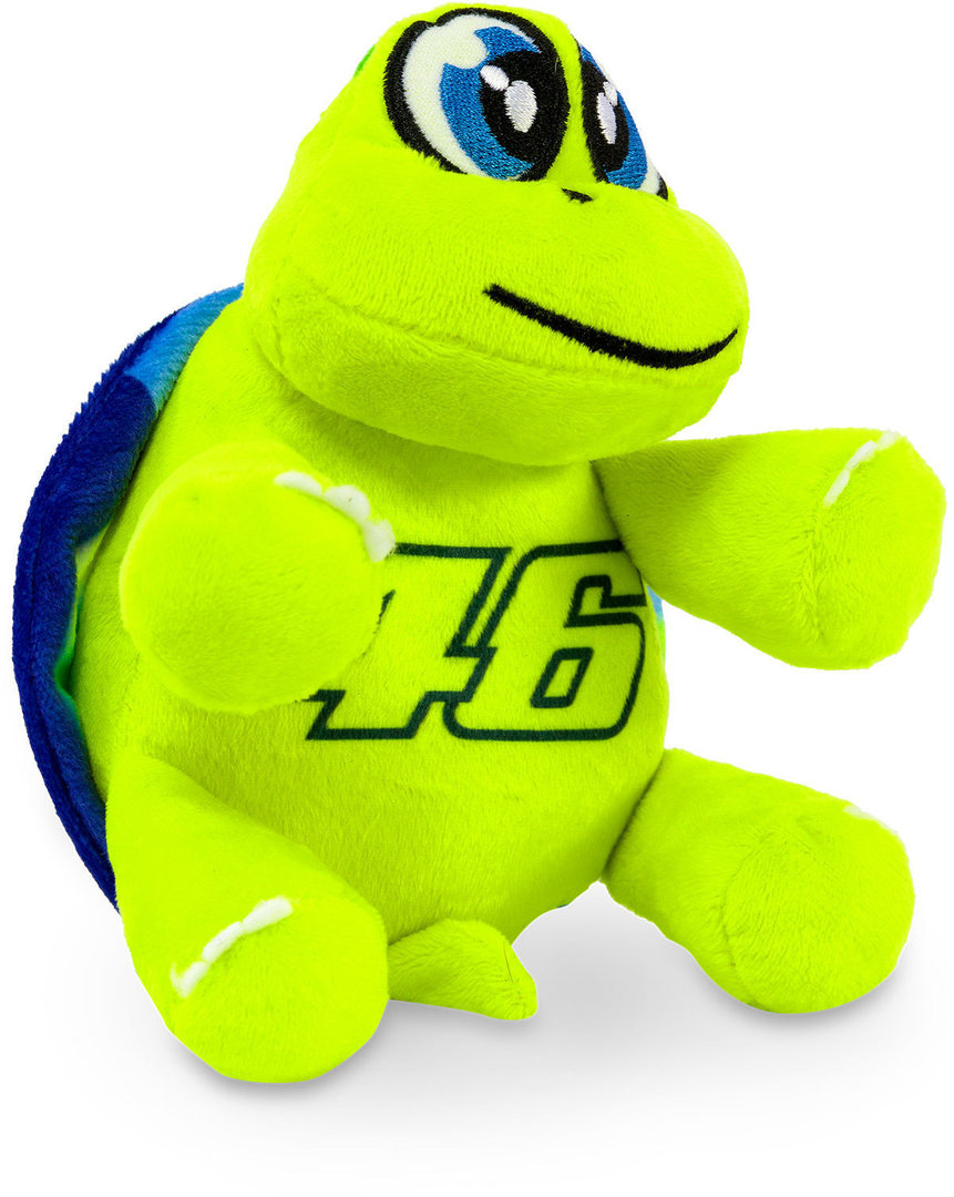 VR46 Classic Turtle Plush Toy, blue-yellow, blue-yellow, Size One Size