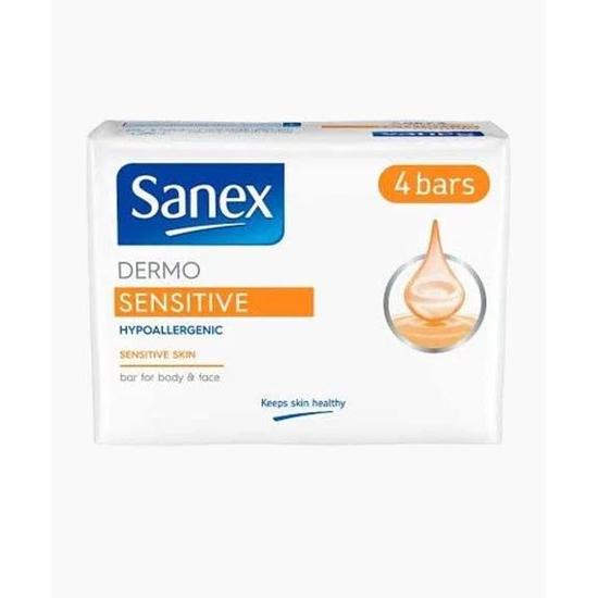 Sanex Dermo Hypo-Allergenic Sensitive Soap Bar 4 pack