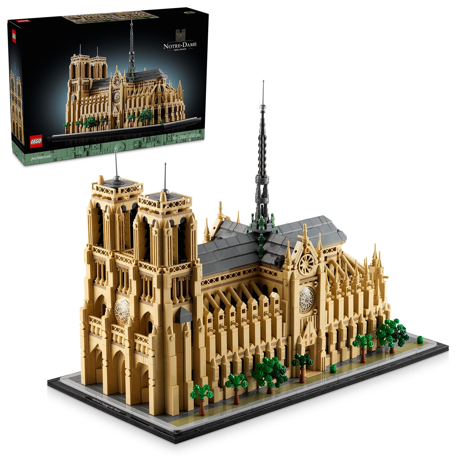 Lego Architecture Notre-Dame de Paris Set for Adults 21061