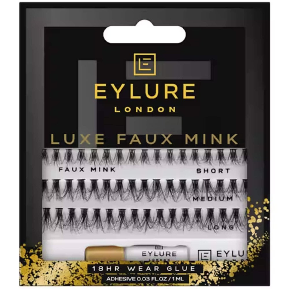 Eylure False Eyelashes - Luxe Faux Mink Individuals (OA70469)