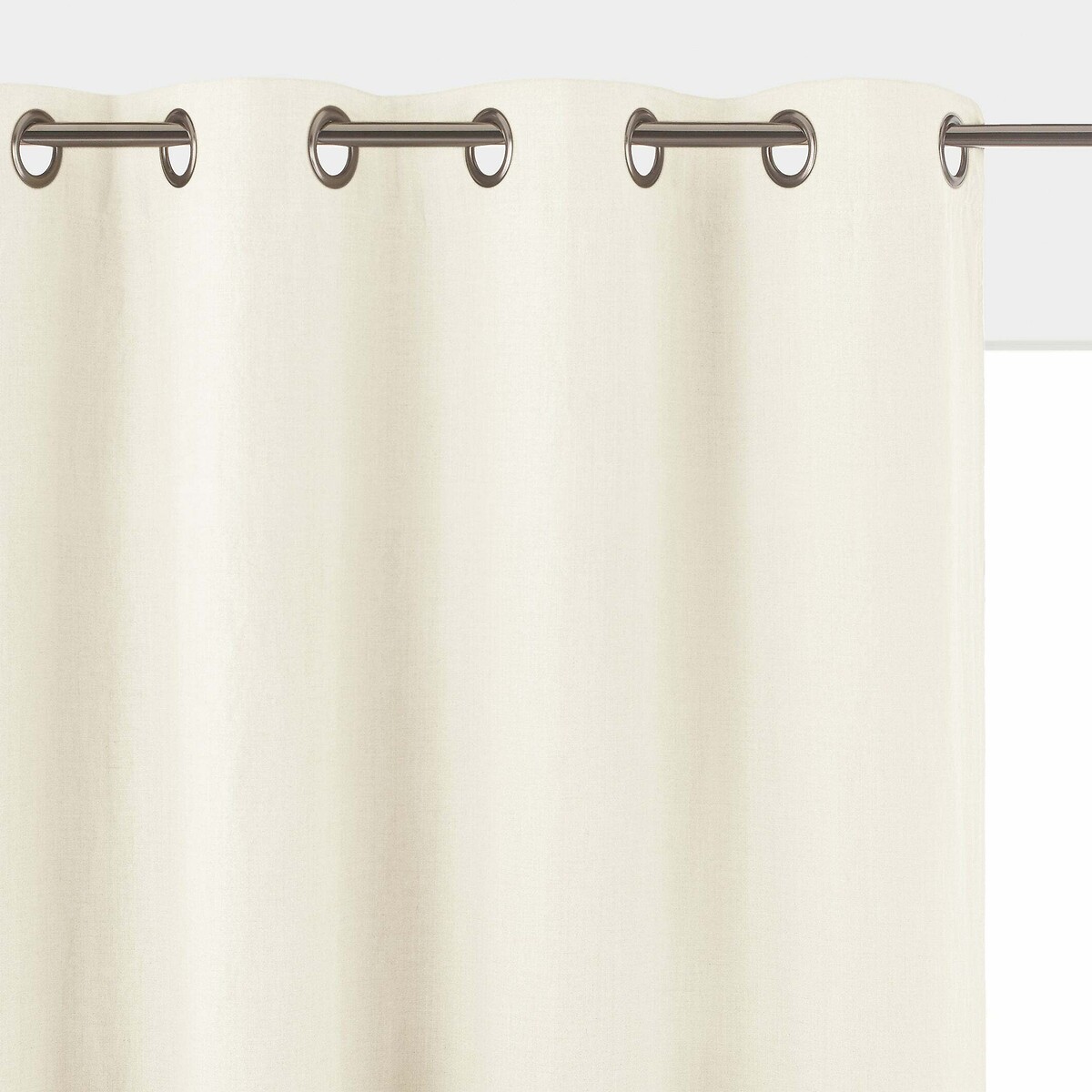 La Redoute Interieurs Onega 100% Washed Linen Eyelet Blackout Radiator Curtain by La Redoute