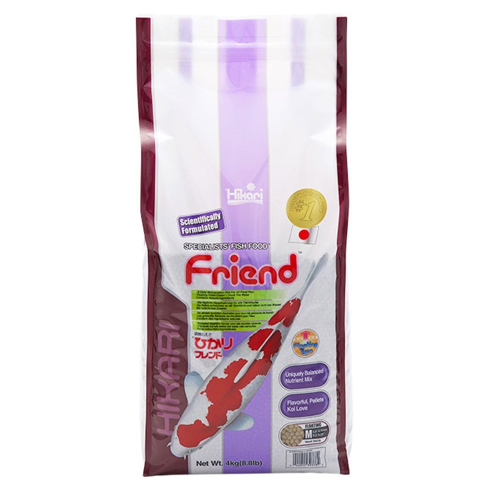Hikari Friend Fish Food Size: 4kg - Medium Pellet
