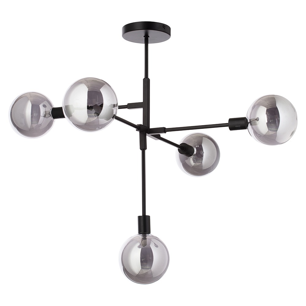 BHS Lighting Hennock Ceiling Light|black