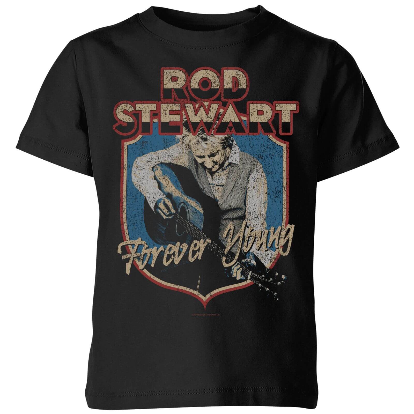 Rod Stewart Forever Young Kids' T-Shirt - Black - 3-4 Years - Black
