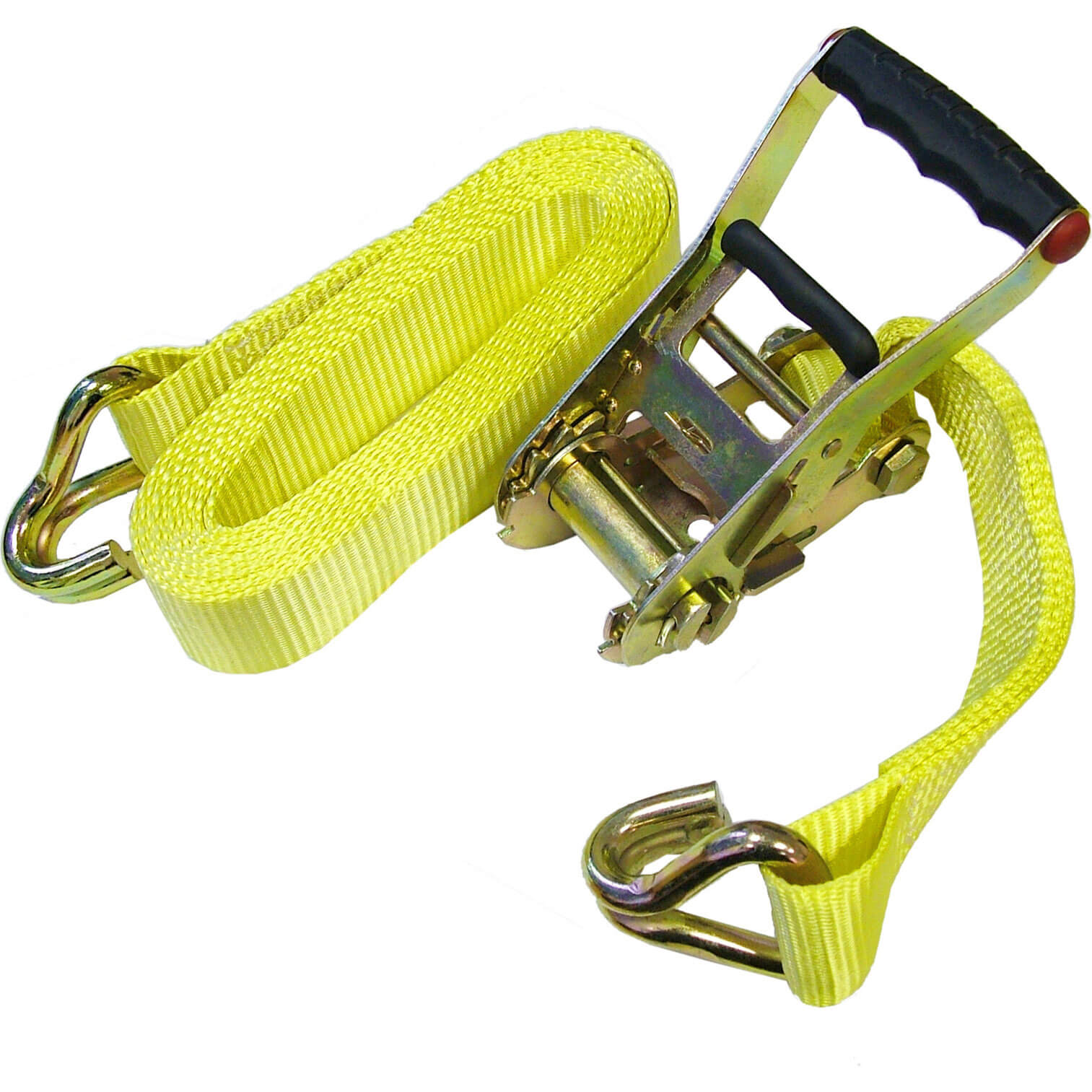Faithfull FAITDTRUCK82 Ratchet Tie-Down 8m x 50mm Trucker Breaking Strain 4000kg