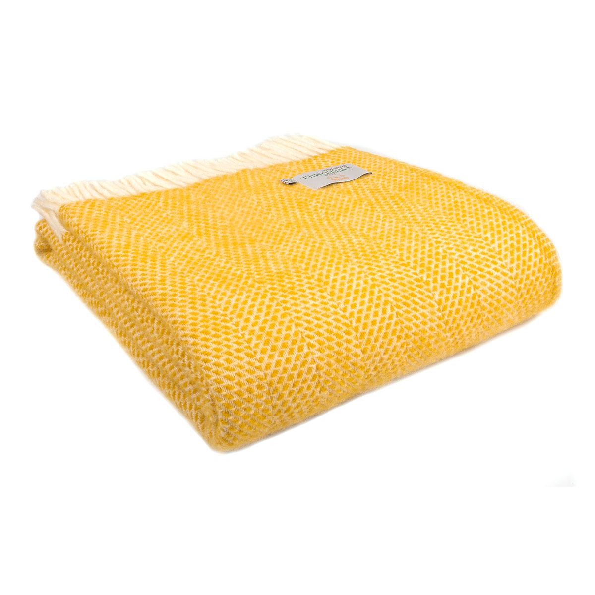 Tweedmill 100% Pure New Wool Throws orange,yellow