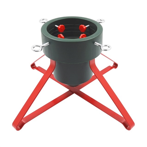 Christmas Workshop Red/Green Christmas Tree Stand - Medium