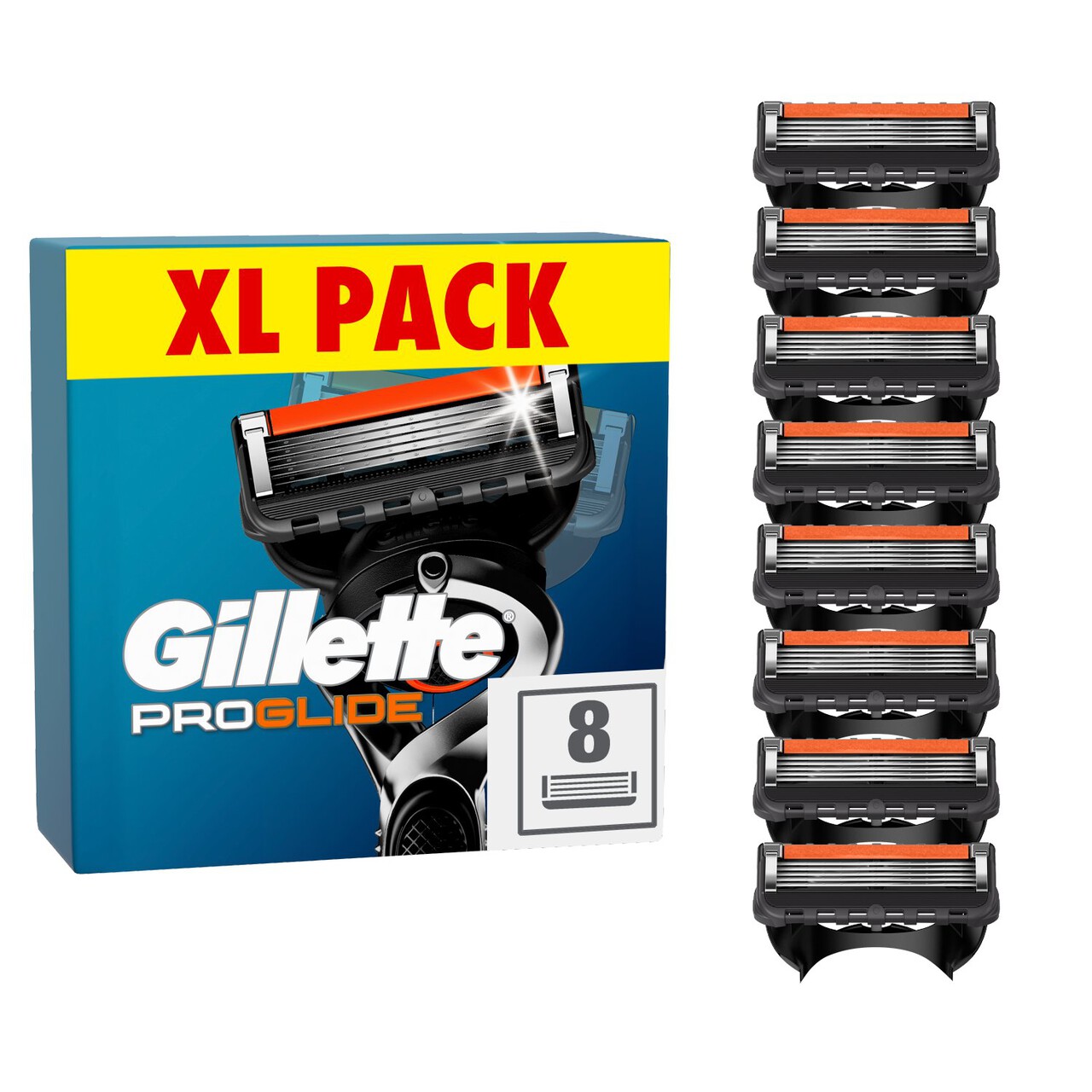 Gillette Fusion Proglide 8 Cartridges