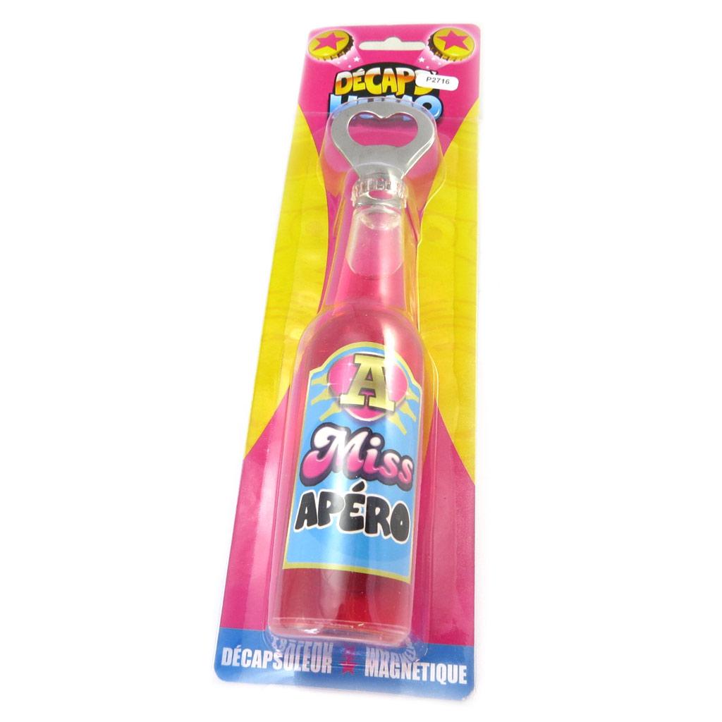  [P2716] - Giant bottle opener 'Bottle' pink (Miss Apéro) Rose