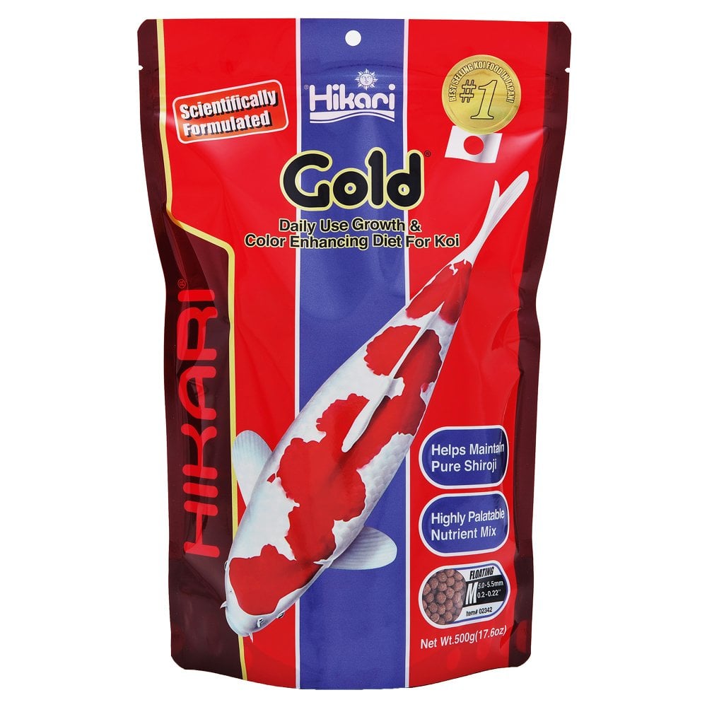 Hikari Gold Koi Food Size: 500g - Medium Pellet