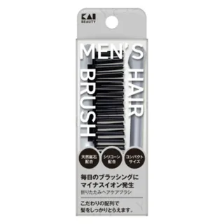 Kai - Men's Folding Hair Brush 1 Pc