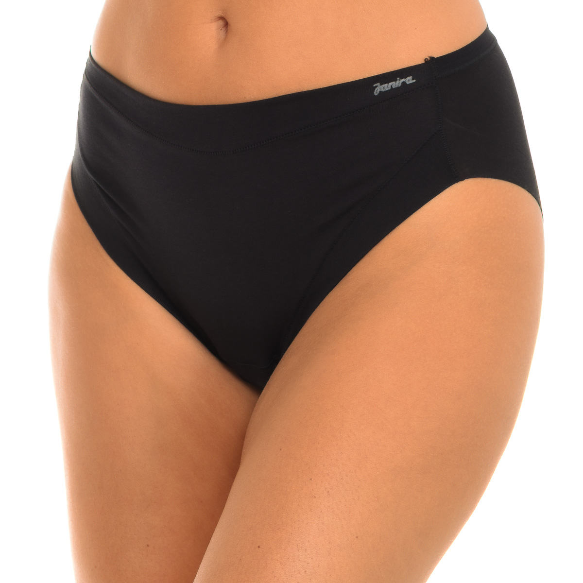 Janira Womens Invisible briefs - Black - Size Large