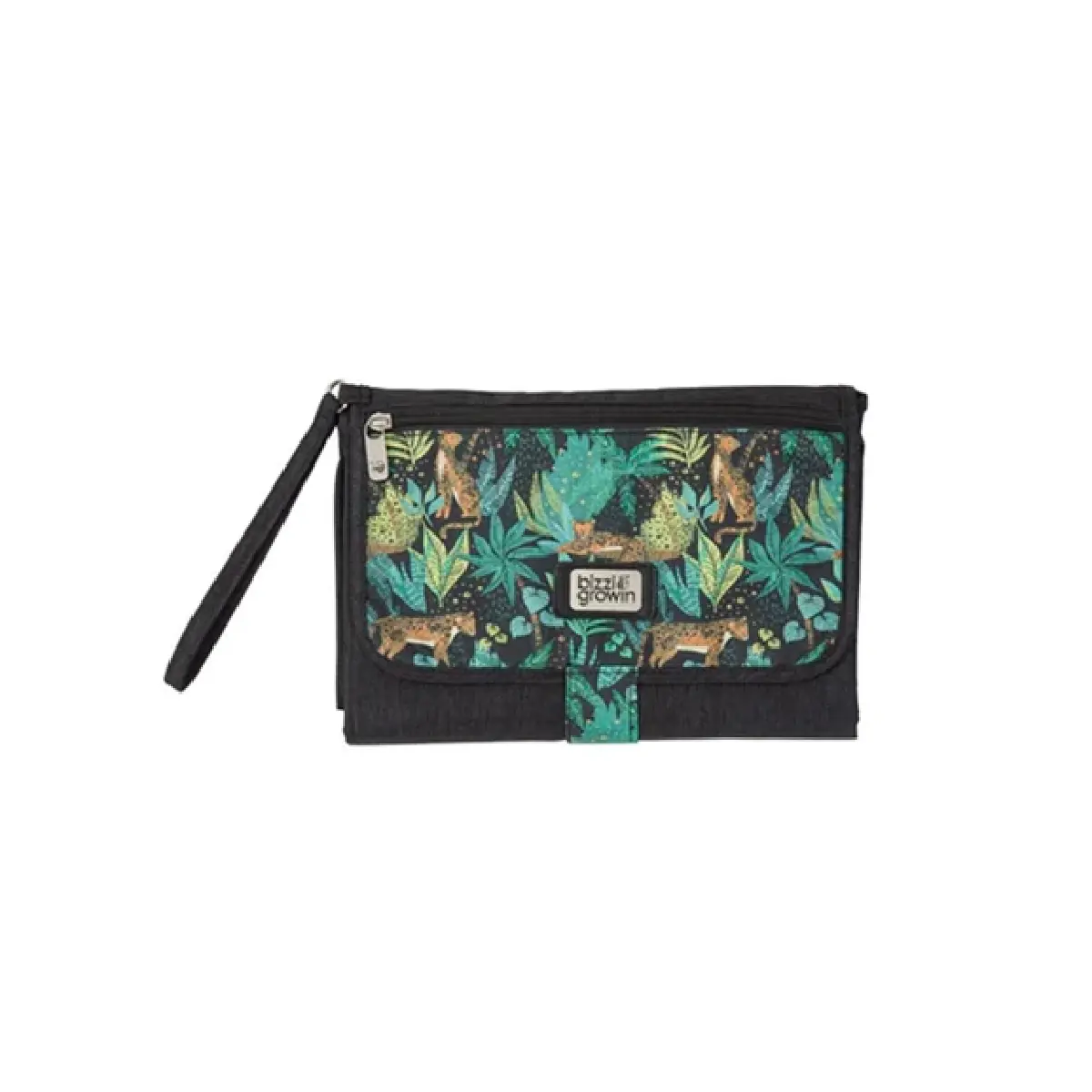 Bizzi Growin Nappy Clutch Bag, Jungle Roar