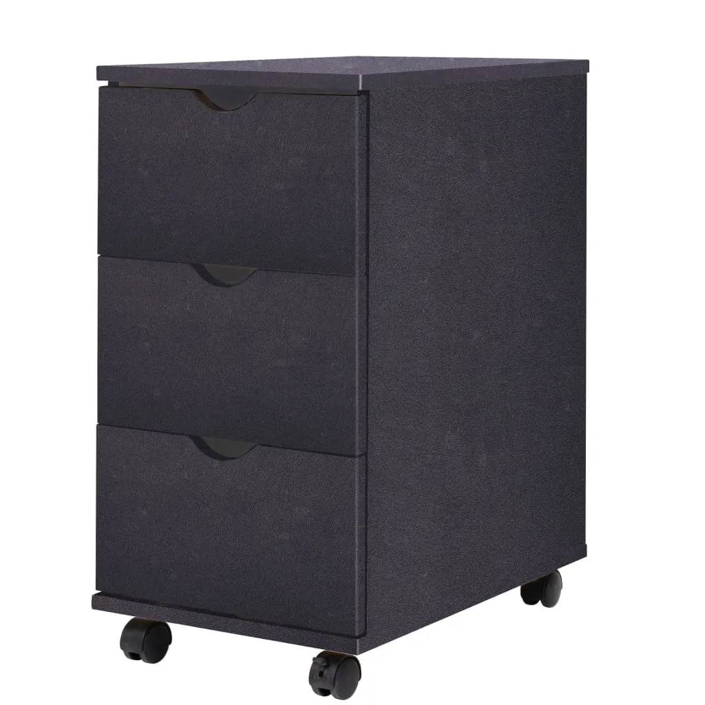 VidaXL Drawer Unit 33x45x60 cm Black