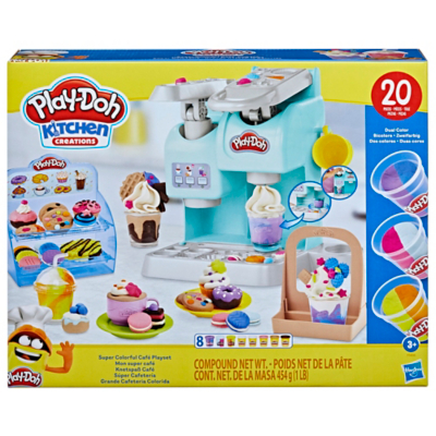 Hasbro Play-Doh Playdoh Super Colourful Café Playset|