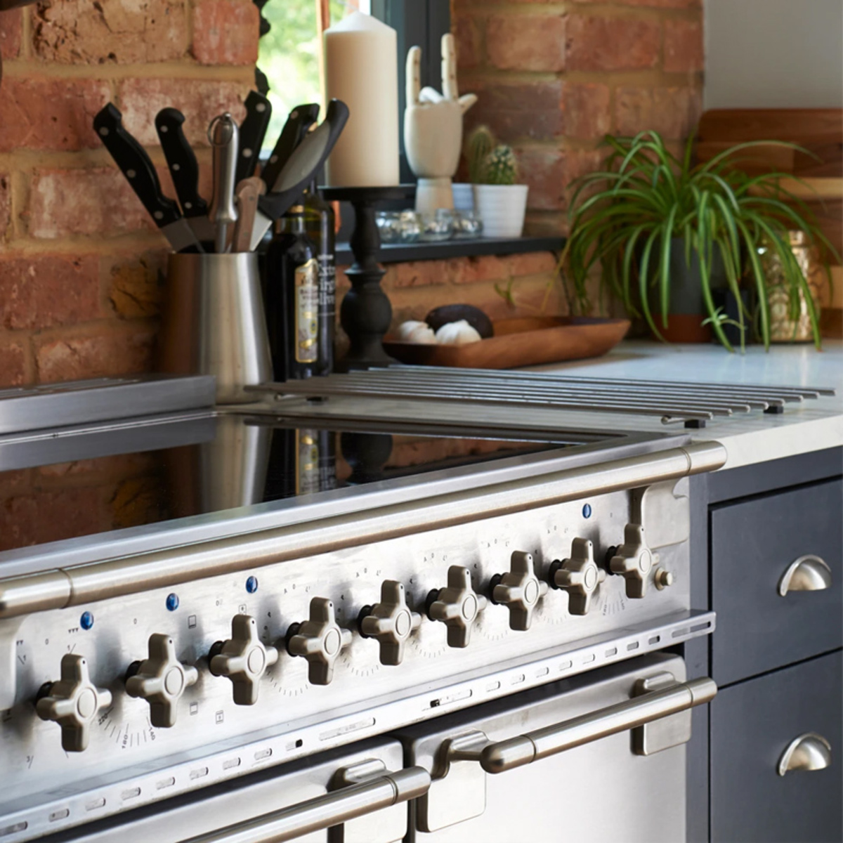 Rangemaster Elise ELS90EICB Charcoal Black 90cm Induction Range Cooker