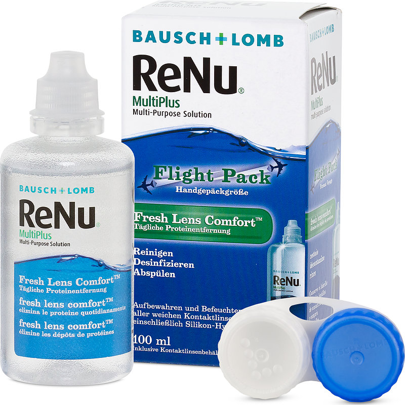 Bausch & Lomb Renu Multiplus Flight Pack