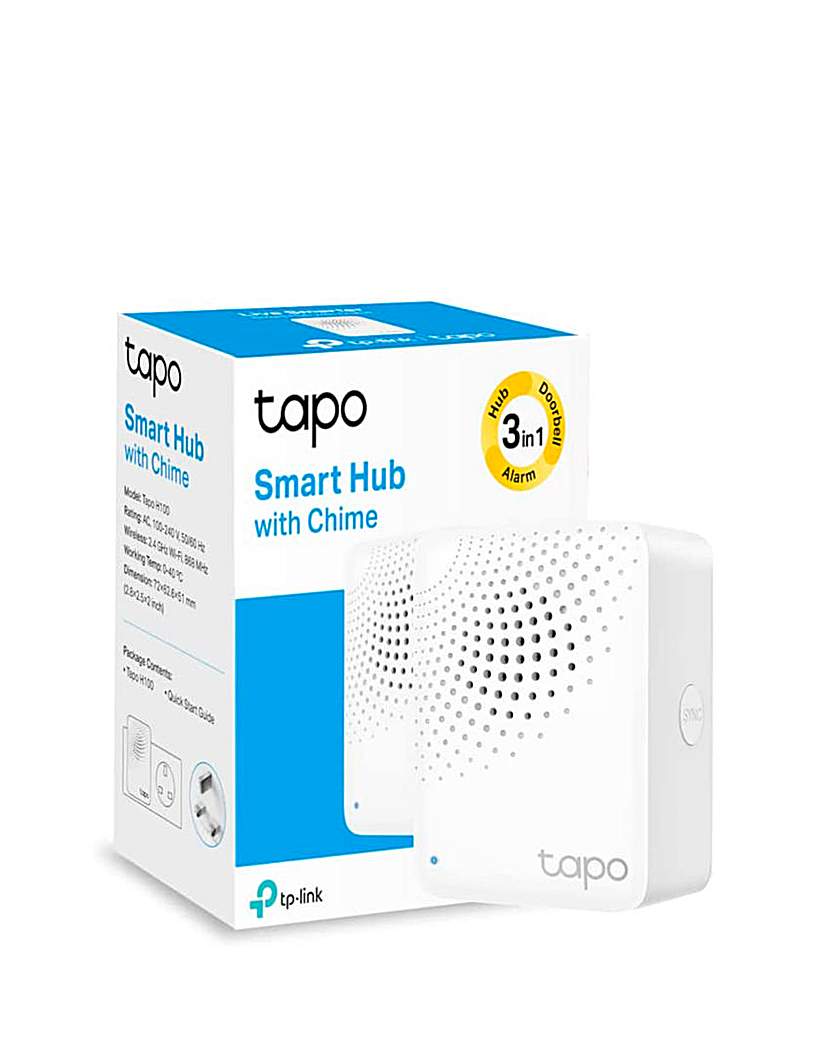 TP-LINK Tapo H100 Tapo Smart Hub With Chime, Connect Up To 64 Devices