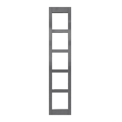 GoodHome Garcinia Gloss Anthracite Wine Rack Fascia, (H)715mm (W)147mm