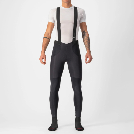 Castelli Sorpasso ROS Bib Tight - AW22 - Black / Red / 2XLarge